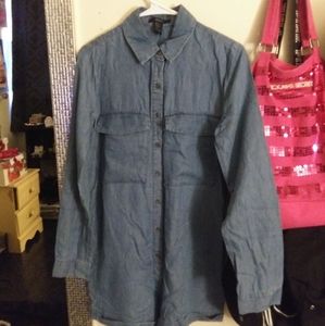 Forever 21 Jean romper.